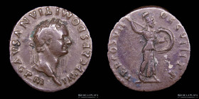 Domitian (81-96AD) AR Denarius. RIC 58