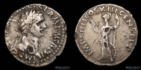 Domitian 81-96AD, AR Fourree Denarius. RIC 64
