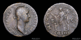 Hadrian (117-138AD) AE Sestertius. RIC 970