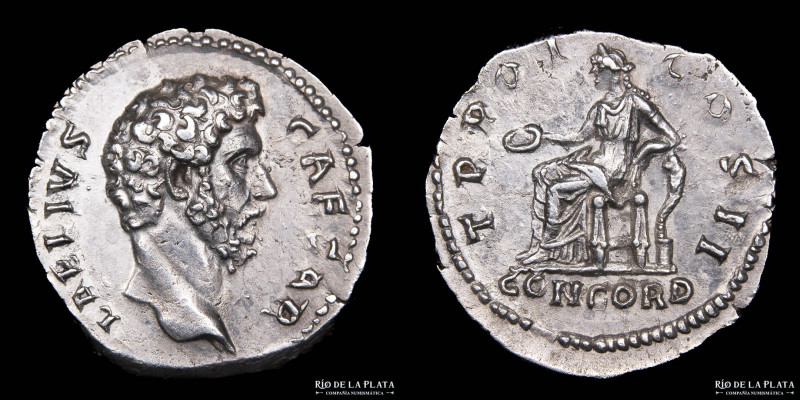 Aelius Caesar (136-138AD) Denarius. Silver; 18.5mm; 3.40g. A: L AELIVS CAESAR, b...