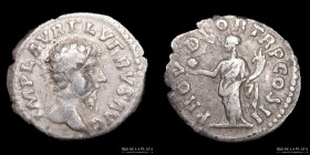 Lucius Verus (161-169AD) AR Denarius. RIC 463