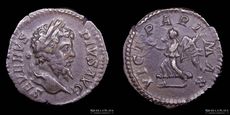 Septimius Severus (193-211AD) Denarius. Rome mint (Struck 204AD) Silver; 19mm; 3...