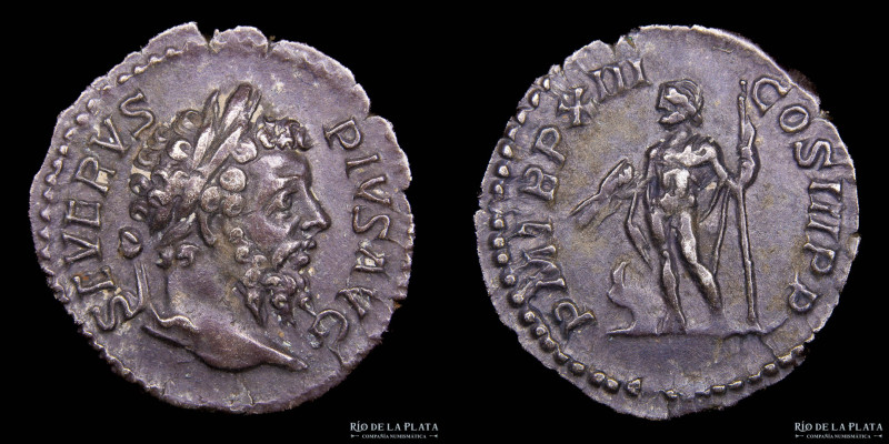 Septimius Severus (193-211AD) Denarius. Rome mint (struck 205AD). Silver; 19mm; ...