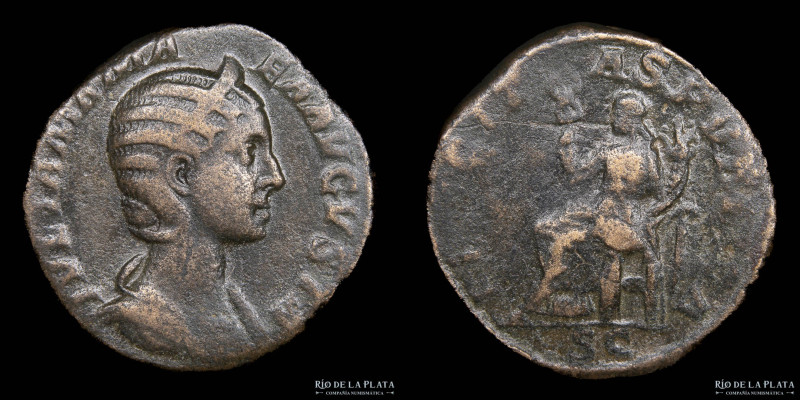 Julia Mamaea (222-235AD) Sestertius (228-230AD). Bronze; 29mm; 21.21g. A: IVLIA ...