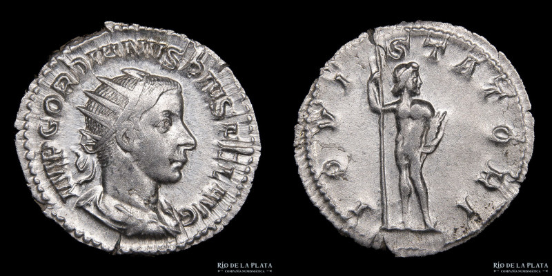 Gordian III (237-244 AD) Antoninianus. Rome mint (241-243AD) Silver; 24.0mm; 4.0...