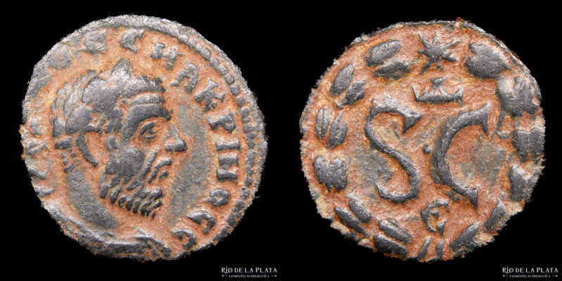 Antioch, Syria. Macrinus (217-218AD). Bronze; 19mm; 4.34g. A: AVT KAI M O CE MAK...
