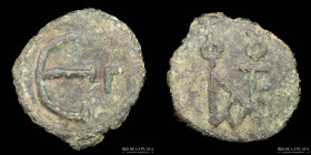 Justin II (565-578AD) AE Pentanummium. Constantinople. SB 363