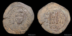 Maurice Tiberius (582-602AD) AE Follis. Constantinople