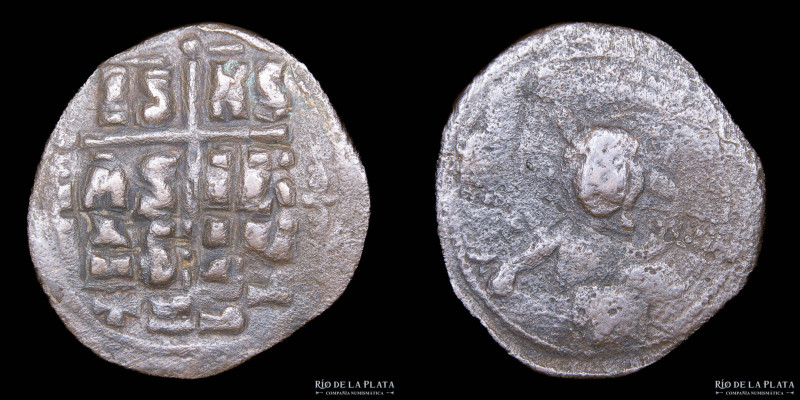 Byzantine. Romanus III (1028-1034AD) "Class B" anonymous Follis. Constantinople ...
