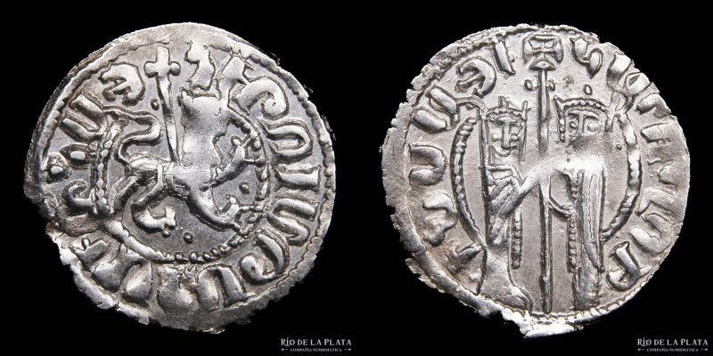 Armenia, Kingdom of Cilicia. Hetoum I & Zabel (1226-1270AD) Tram. Sis Mint. Silv...