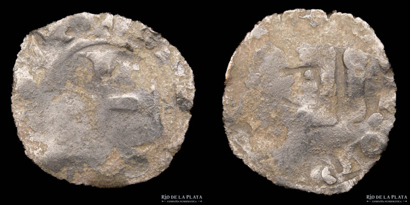 Crusaders. Epirus. John II Orsini (1323-1335) Denier (1325). Billion; 19mm; 0.93...
