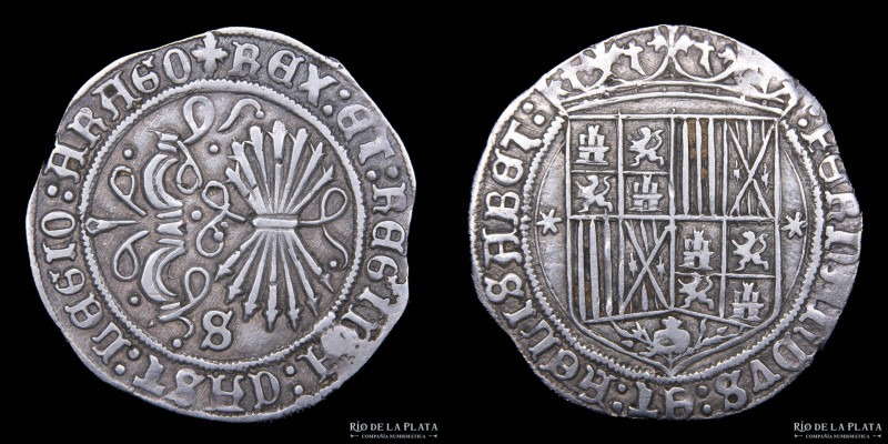 Spain. Catholic Kings (1474-1504AD) 1 Real ND (1497-1504). Sevilla. Silver; 24mm...