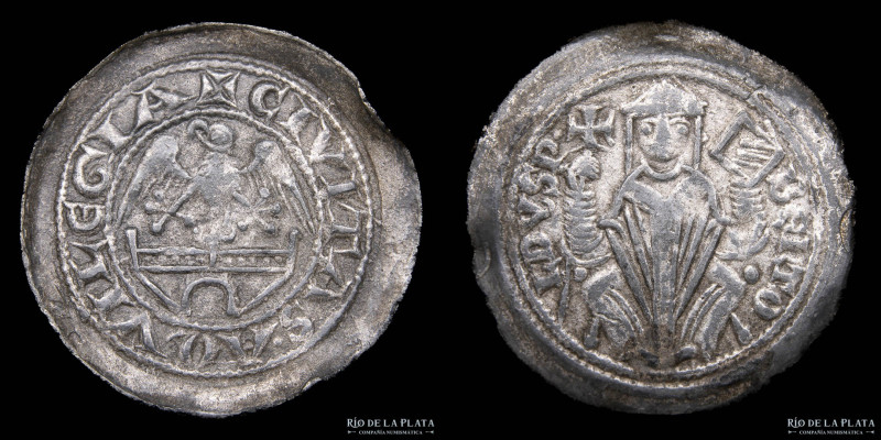 Italy. Aquileia. Bertoldo di Merania (1218-1251) Denaro ND. Silver; 20mm; 2.08g....