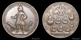 Gran Bretaña. Captura de Porto Bello 1739. Almirante Edward Vernon