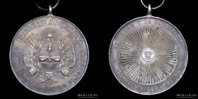 Guerra de la Triple Alianza. Argentina. Premio Militar 1870. Plata