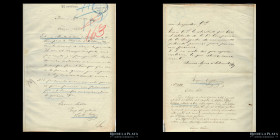 Guerra Triple Alianza. Argentina 1867. Montes de Oca. Personero