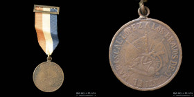 Guerra Triple Alianza. Paraguay. Premio Militar 1867. Tuyuti. c/Ribbon