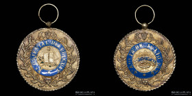 Uruguay. 1834. Cuarto Aniversario de la Constitucion. Oro