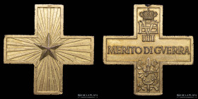 Italia. 1918. Merito di Guerra. Bronce