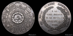 Argentina. 1860. Constitucional. Union Nacional. Plata. Cataldi