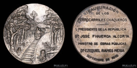 Argentina. Ferroviarias. 1910. Inauguracion de los FFCC chaqueños