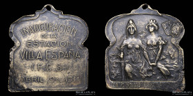 Argentina. Ferroviarias. 1911. F.C.S. Estacion Villa España
