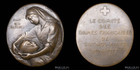 Argentina. Medicina. 1917. Comite de Damas Francesas en Buenos Aires