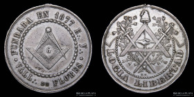 Argentina. Masonica. 1877. Logia Libertad. R. Grande
