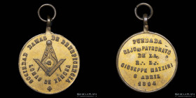 Argentina. Masonica. 1894. Damas de Beneficiencia. Lomas de Zamora