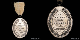 Argentina. 1914. Restitucion del orden en la Campaña de Buenos Aires. Soc. la Medalla