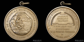 Argentina. 1937. II Congreso internacional. Junta de Historia y Numismatica Americana