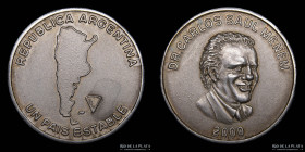 Argentina. 2000. Dr. Carlos Saul Menem, Un pais estable