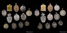 Argentina. Lote x12 medallas tematica religiosa
