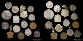 Argentina. Lote x15 medallas tematica escolares