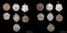 Argentina. Lote x7 medallas tematica monumentos