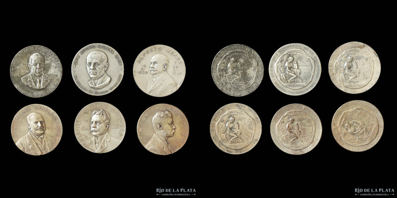 Argentina. Lote x6. Academia Nacional de la Historia. Junta de Historia y Numism...