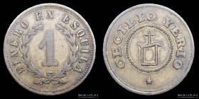 Argentina. Ficha. Esquila. Valor 1. Cecilio Yerio