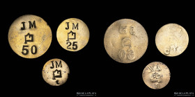 Argentina. Fichas. Esquila. Lote x3. Juan Mailharro. Olavarria