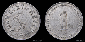 Argentina. Ficha. Valor 1. Juan Sixto Neveu. Entre Rios