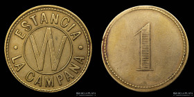 Argentina. Ficha. Valor 1. Estancia La Campana. William White. Cañuelas