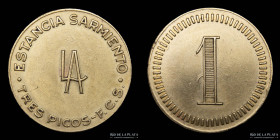 Argentina. Ficha. Valor 1. Estancia Sarmiento. Tornquist