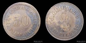 Argentina. Ficha. Valor 50. Estancia del Valle Quieto. Salta