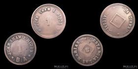 Argentina. Fichas. Lote x2. Juan Shaw e Hijos. Estancia Las Marias. Buenos Aires
