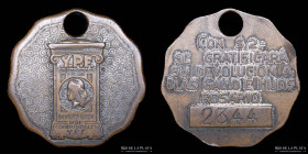 Argentina. Ficha. Rosario. YPF. Gallo e Hijos