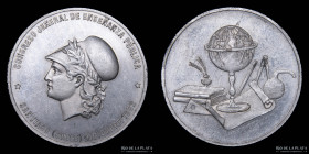 Chile. 1902. Premio Escolar. Consejo General de Enseñanza Publica. Plata