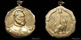 Paraguay. Medalla Conmemorativa Gral Caballero. Oro