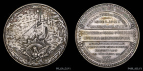 Uruguay. 1907. Montevideo. Inauguracion Faro lenticular