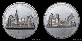 Dinamarca. 1861. Restauracion Palacio Frederiksborg. Plata