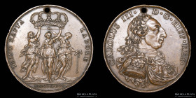 España. 1778. Carlos III. Premio de la Escuela de Nobles Artes de Sevilla