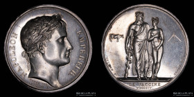 Francia. Napoleon I. 1804. La Vaccine. Plata